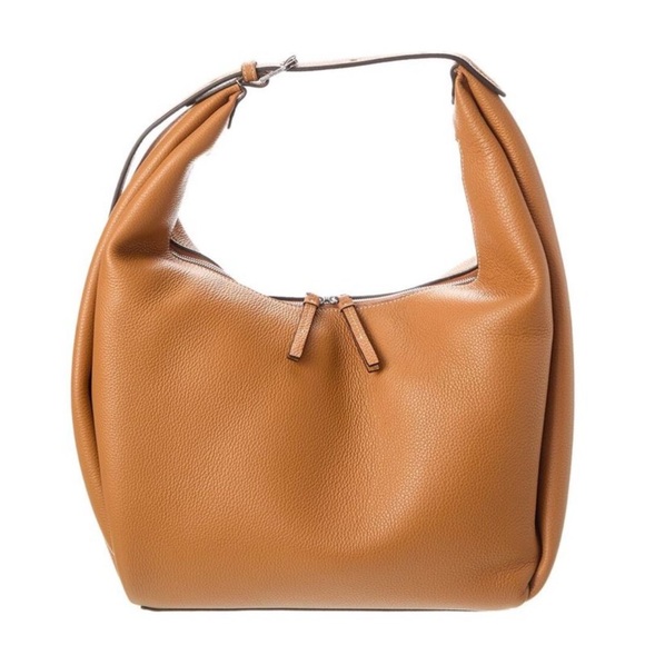 TOTEME Handbags - Toteme Belt Leather Hobo Bag, Brown